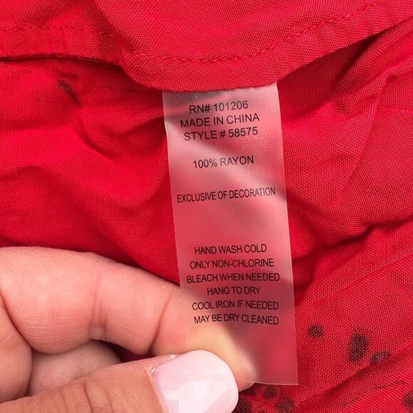 Soft Surroundings Tunic Shirt Pagoda Asian Kimono Sz Large L French Knit Buttons - Picture 7 of 10